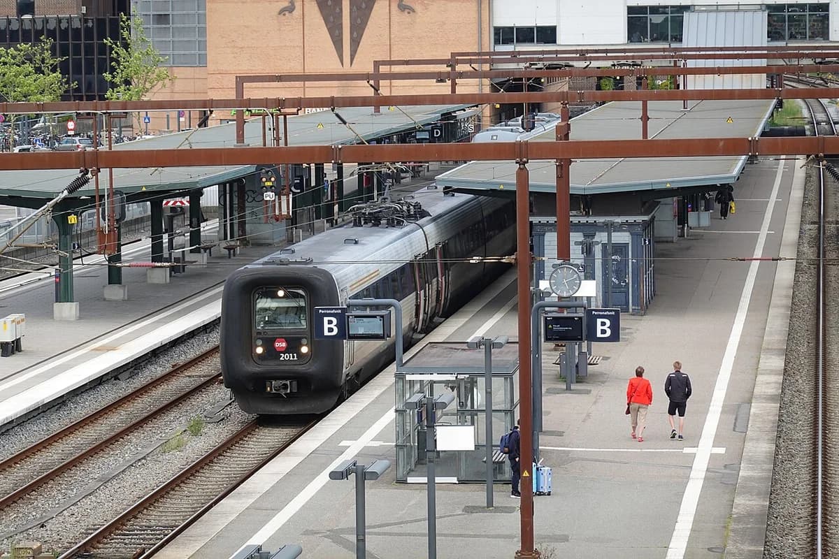 IC3 train at Odense Station in Denmark.
